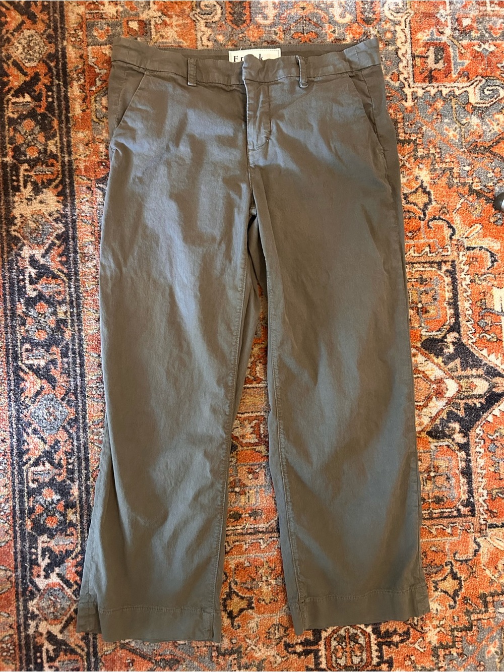 Frank & Eileen Westport Army Olive Green Chinos